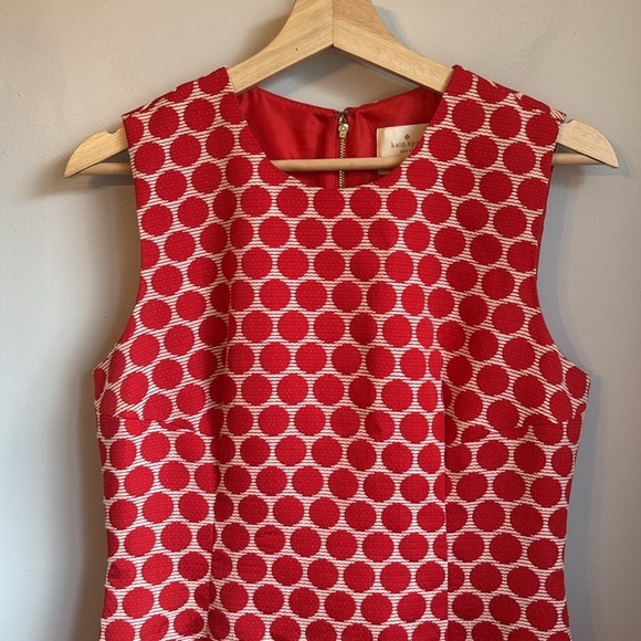Kate Spade 'cory' dot jacquard fit & flaredress SZ 8 - Picture 5 of 8